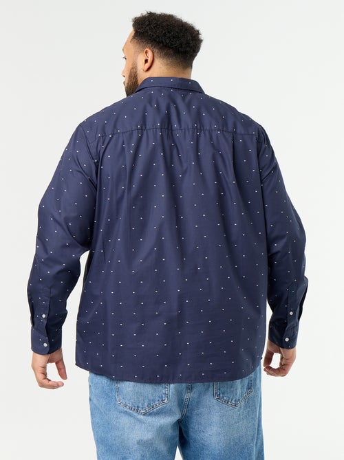 Camicia a maniche lunghe fantasia - Kiabi