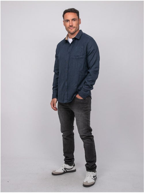 Camicia a maniche lunghe in cotone tiwatch - Kiabi Camicia a maniche lunghe in cotone tiwatch - Kiabi