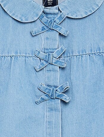 Camicia a maniche lunghe in denim