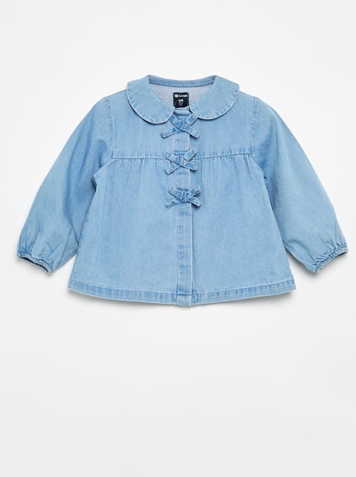 Camicia a maniche lunghe in denim - Kiabi