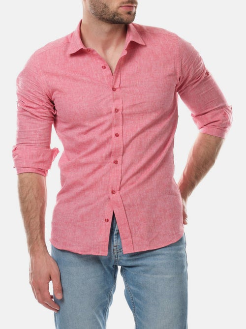 camicia a maniche lunghe in lino - Kiabi camicia a maniche lunghe in lino - Kiabi