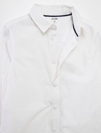 Camicia a maniche lunghe in popeline - So Easy
