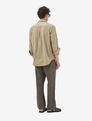 Camicia a maniche lunghe in popeline di cotone da uomo giesto