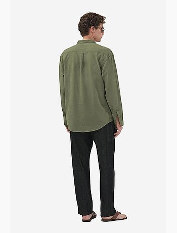 Camicia a maniche lunghe in popeline di cotone da uomo giesto