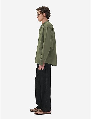 Camicia a maniche lunghe in popeline di cotone da uomo giesto