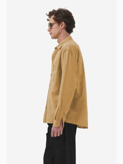 Camicia a maniche lunghe in popeline di cotone giesto - Kiabi Camicia a maniche lunghe in popeline di cotone giesto - Kiabi