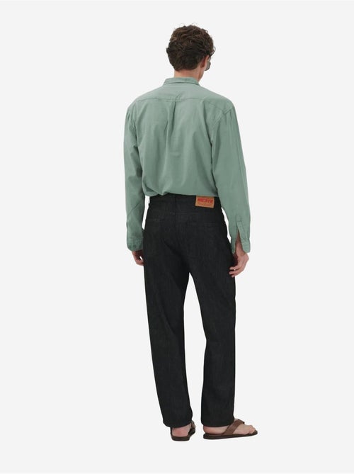 Camicia a maniche lunghe in popeline di cotone giesto - Kiabi Camicia a maniche lunghe in popeline di cotone giesto - Kiabi