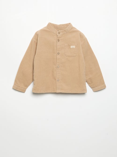 Camicia a maniche lunghe in velluto a coste - Kiabi