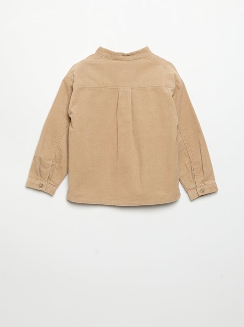 Camicia a maniche lunghe in velluto a coste - Kiabi
