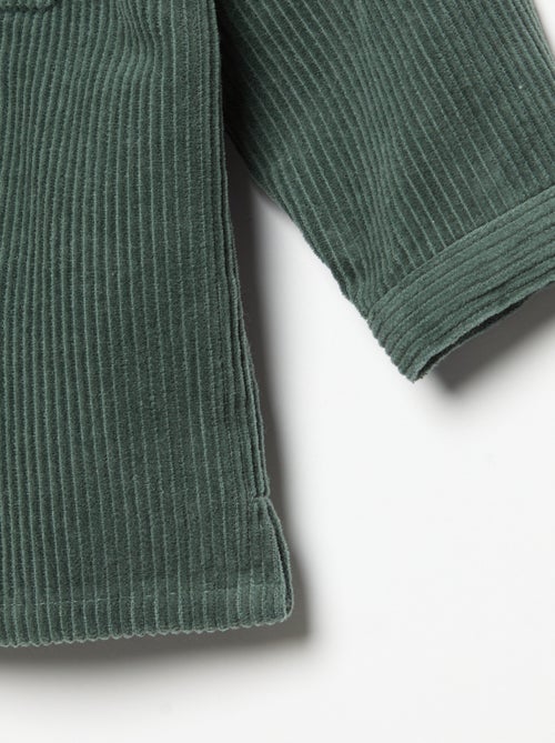 Camicia a maniche lunghe in velluto a coste - Kiabi