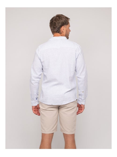Camicia a maniche lunghe lino a righe DUPLAYA - Kiabi
