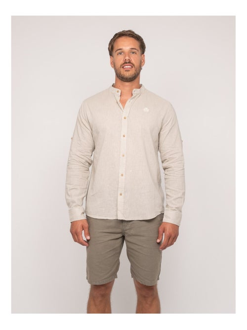 Camicia a maniche lunghe lino DUCHERO - Kiabi