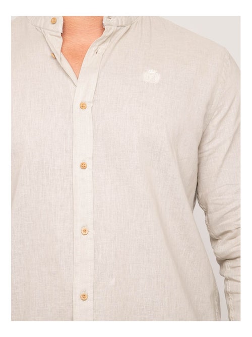 Camicia a maniche lunghe lino DUCHERO - Kiabi