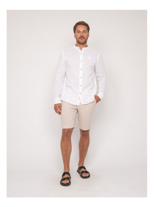 Camicia a maniche lunghe lino DUCHERO - Kiabi