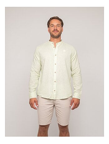 Camicia a maniche lunghe lino DUCHERO
