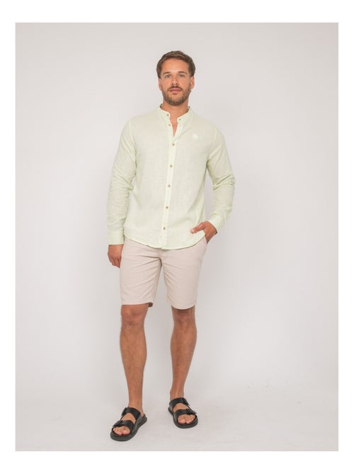 Camicia a maniche lunghe lino DUCHERO - Kiabi