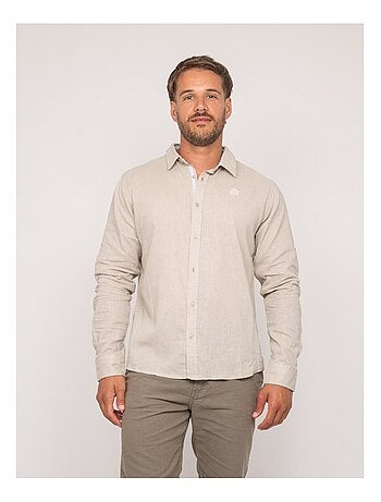 Camicia a maniche lunghe lino DUMOLAK