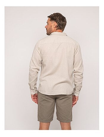 Camicia a maniche lunghe lino DUMOLAK