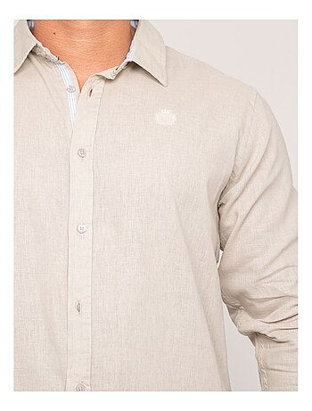 Camicia a maniche lunghe lino DUMOLAK
