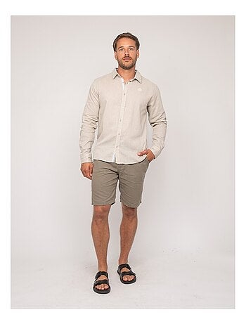 Camicia a maniche lunghe lino DUMOLAK