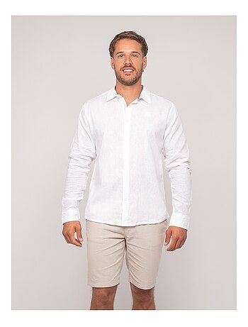 Camicia a maniche lunghe lino DUMOLAK