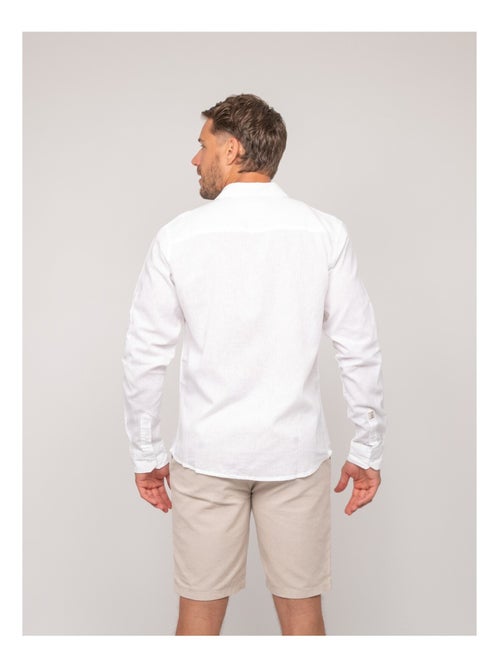 Camicia a maniche lunghe lino DUMOLAK - Kiabi