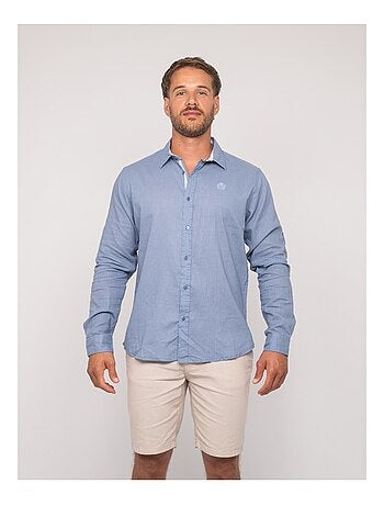 Camicia a maniche lunghe lino DUMOLAK