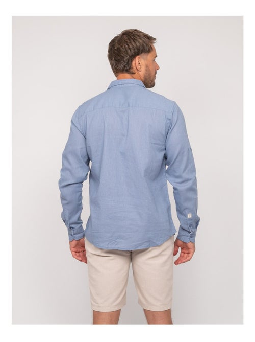 Camicia a maniche lunghe lino DUMOLAK - Kiabi