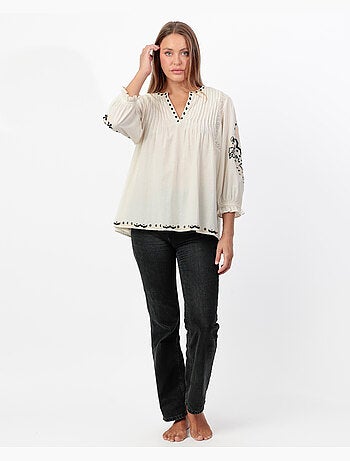 Camicia a maniche lunghe messicana da donna ADMAS