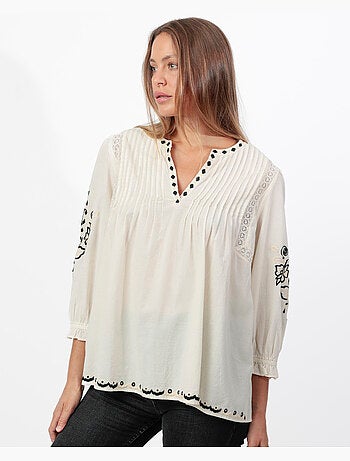 Camicia a maniche lunghe messicana da donna ADMAS