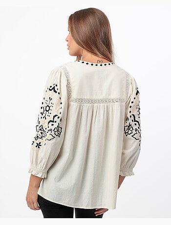 Camicia a maniche lunghe messicana da donna ADMAS