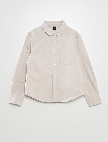 Camicia a maniche lunghe oxford