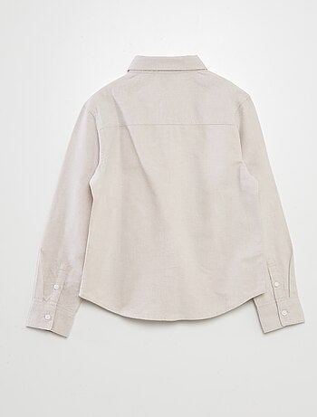 Camicia a maniche lunghe oxford