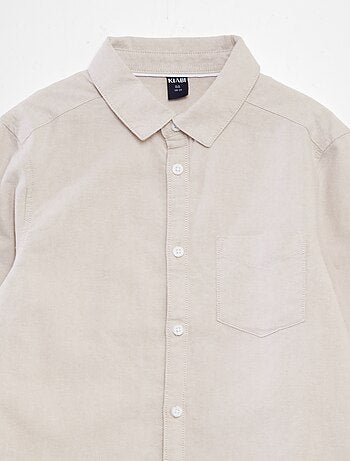 Camicia a maniche lunghe oxford