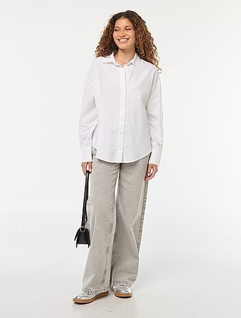 Camicia a maniche lunghe oxford