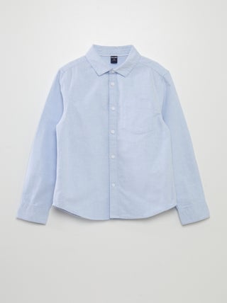 Camicia a maniche lunghe oxford