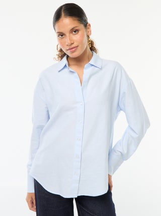 Camicia a maniche lunghe oxford