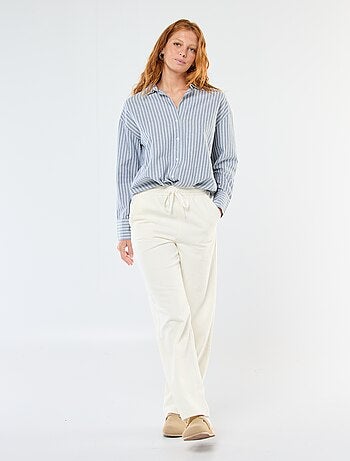 Camicia a maniche lunghe oxford