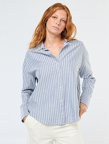 Camicia a maniche lunghe oxford