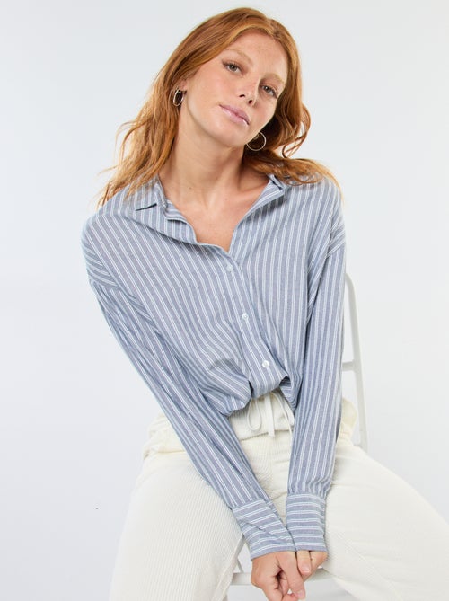 Camicia a maniche lunghe oxford - Kiabi