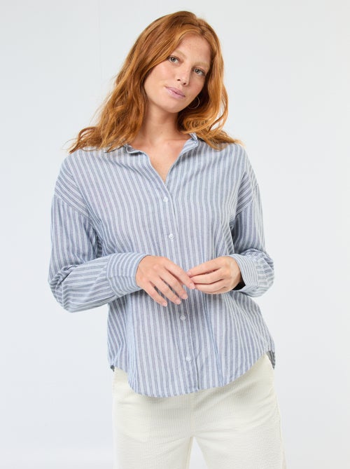 Camicia a maniche lunghe oxford - Kiabi