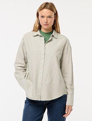 Camicia a maniche lunghe oxford