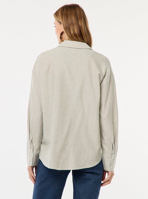 Camicia a maniche lunghe oxford - Kiabi