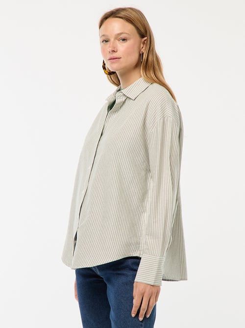 Camicia a maniche lunghe oxford - Kiabi