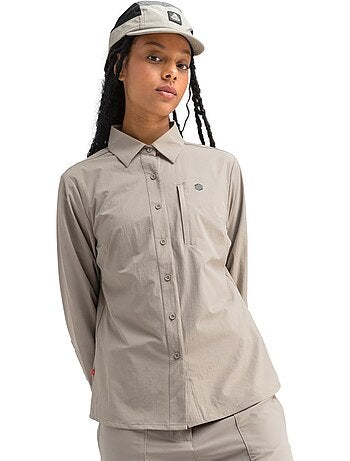 Camicia a maniche lunghe per l’escursionismo da donna escursionismo donna lyci