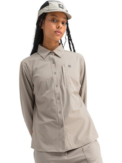 Camicia a maniche lunghe per l’escursionismo da donna escursionismo donna lyci - Kiabi Camicia a maniche lunghe per l’escursionismo da donna escursionismo donna lyci - Kiabi