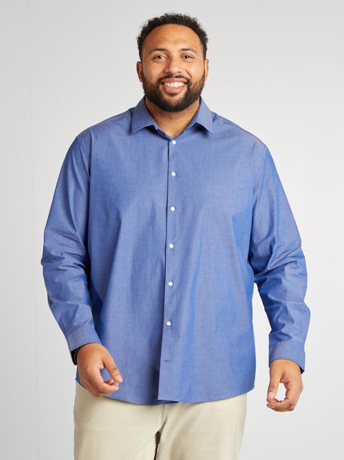 Camicia à motivo dobby - Kiabi