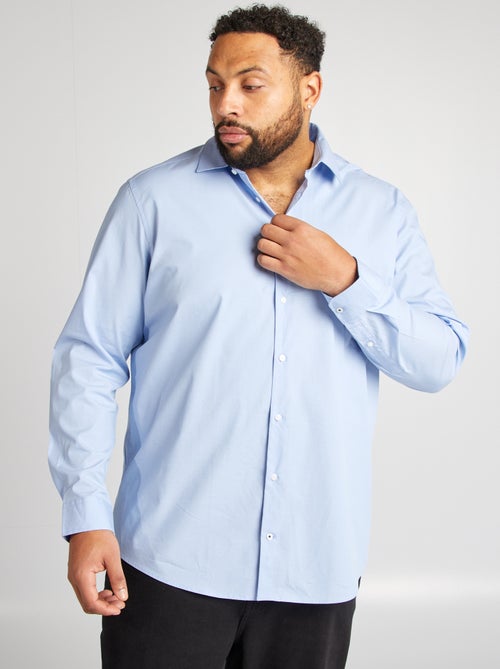 Camicia à motivo dobby - Kiabi