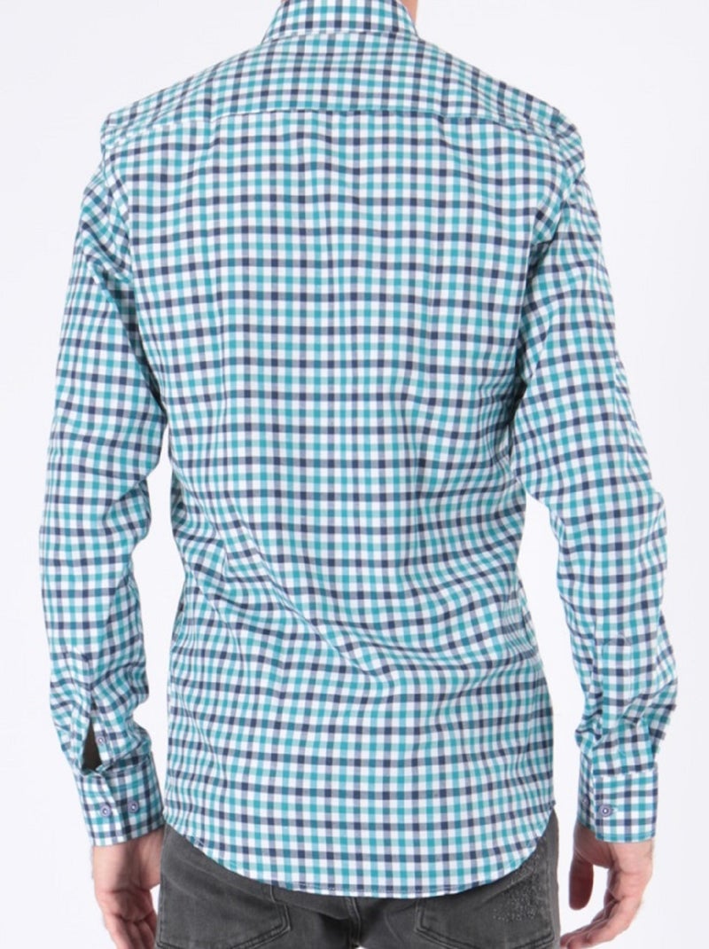 Camicia a quadretti Verde - Kiabi