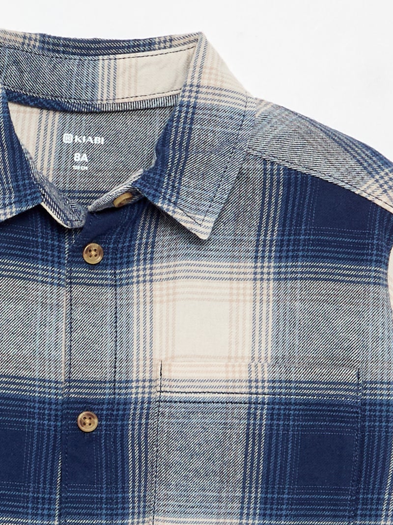 Camicia a quadri - collezione facile da indossare Blu - Kiabi